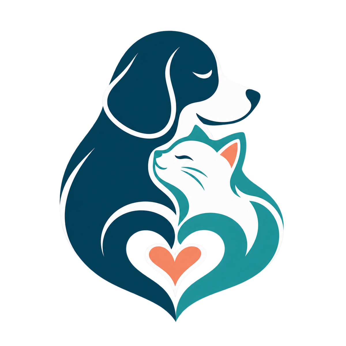 Símbolo de perro y gato de Alvia Vet